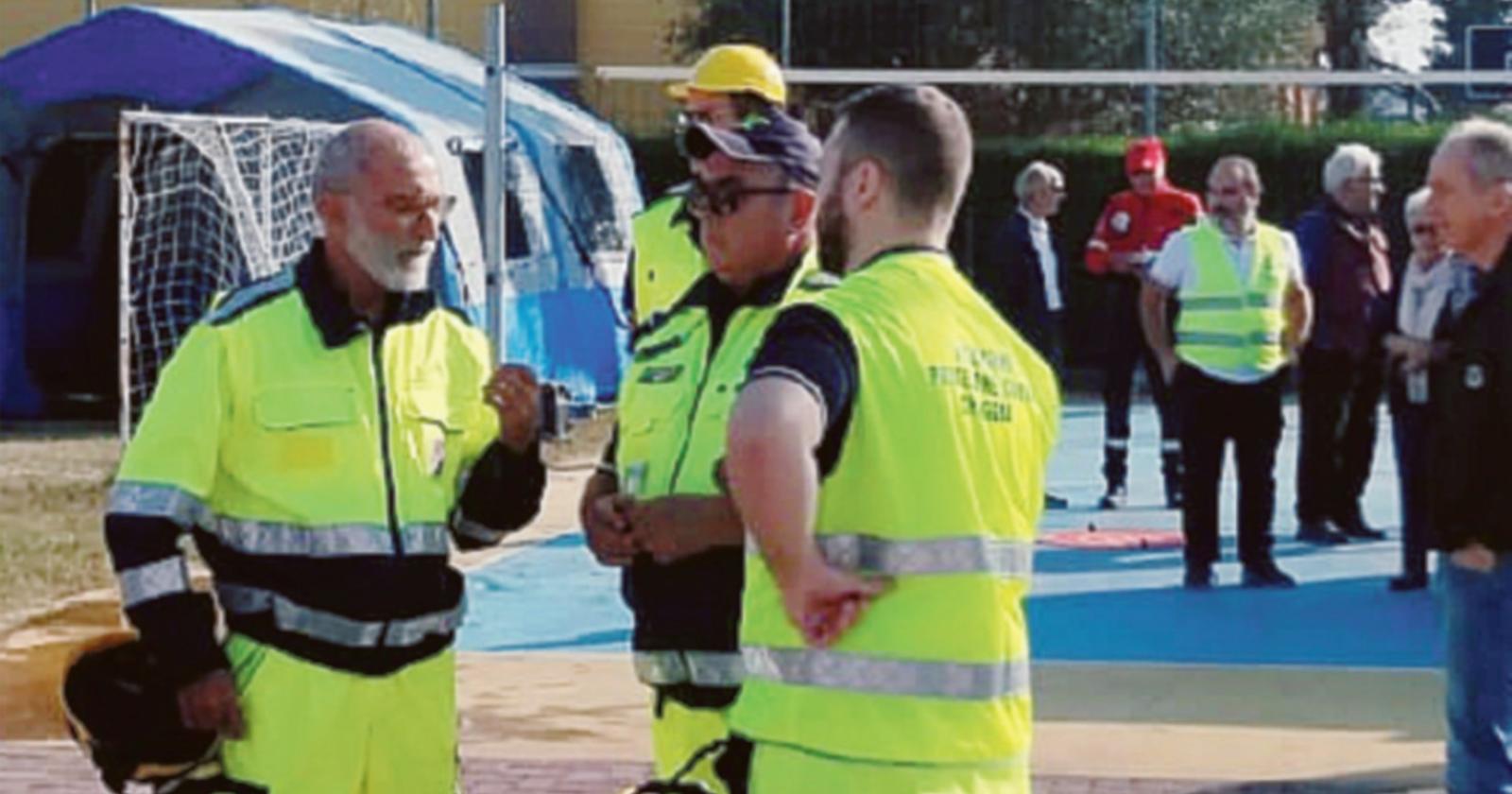 Allarme (falso) per esercitarsi