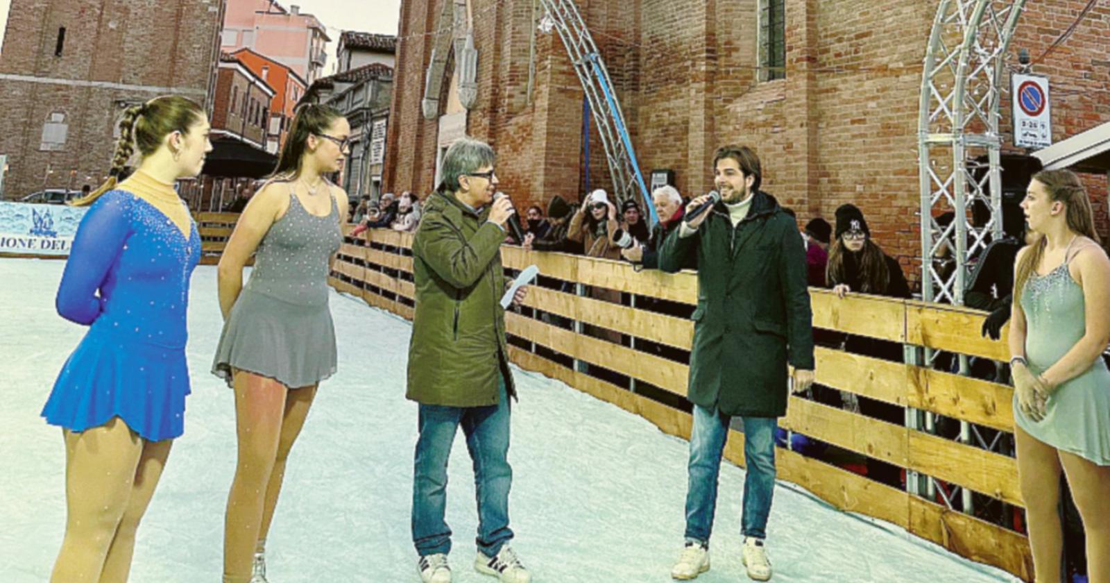 Ciao ciao pista sul ghiaccio!