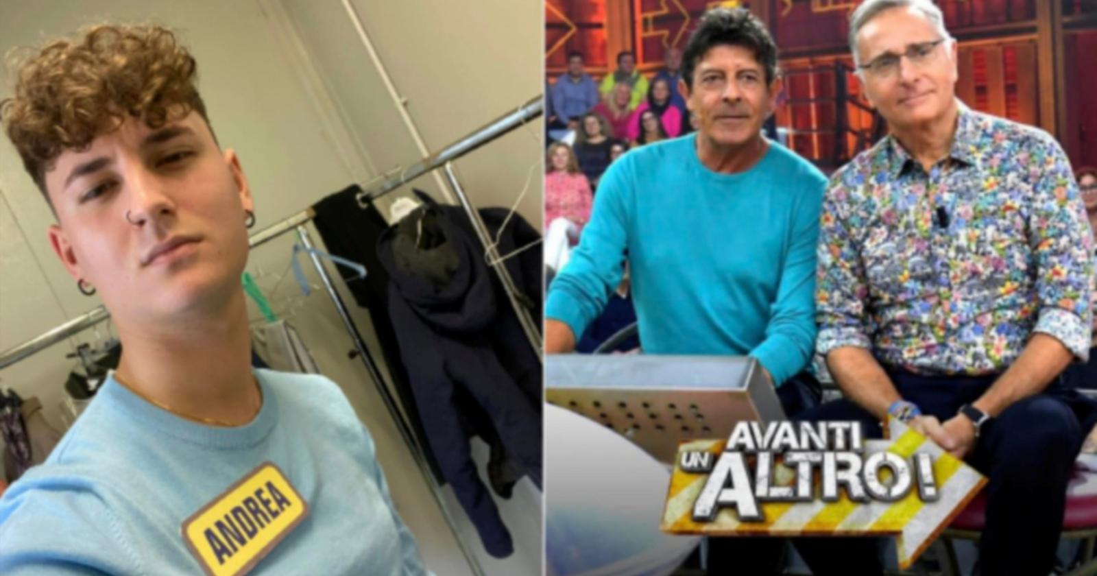 Il giovane Andrea ad “Avanti un altro”