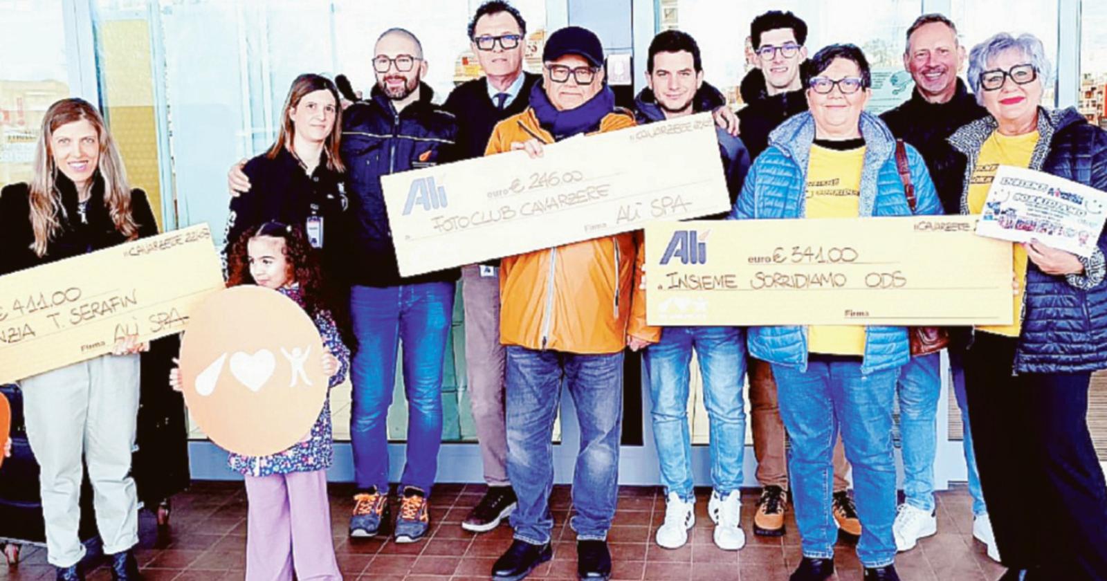 Alì sostiene le associazioni