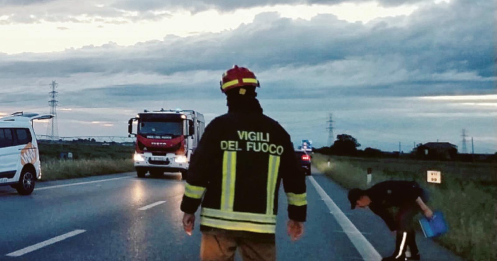 Schianto in Romea, morto operaio