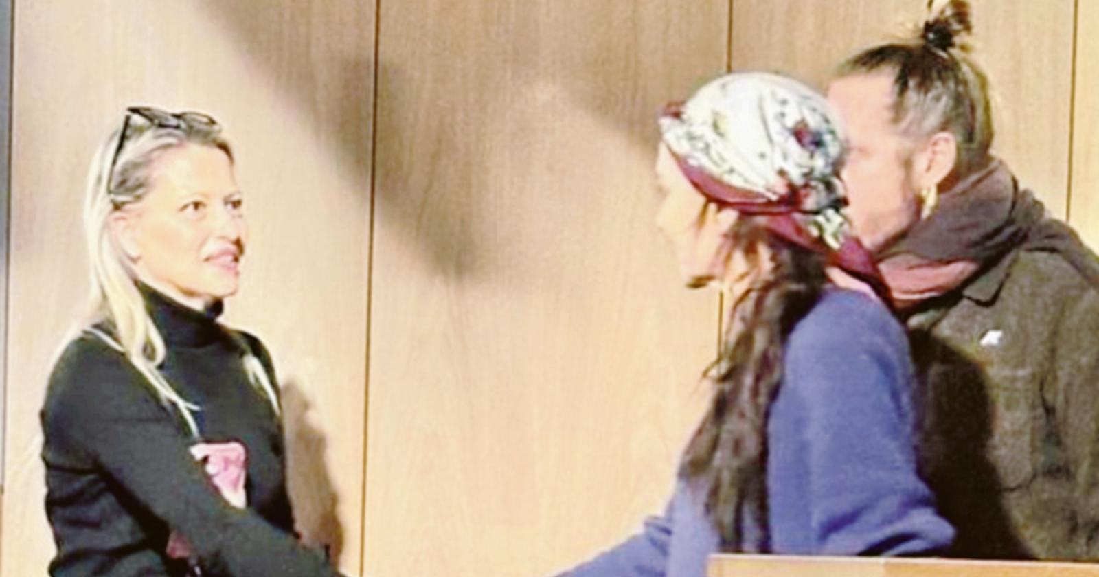 Valeria Golino sul set di Chioggia