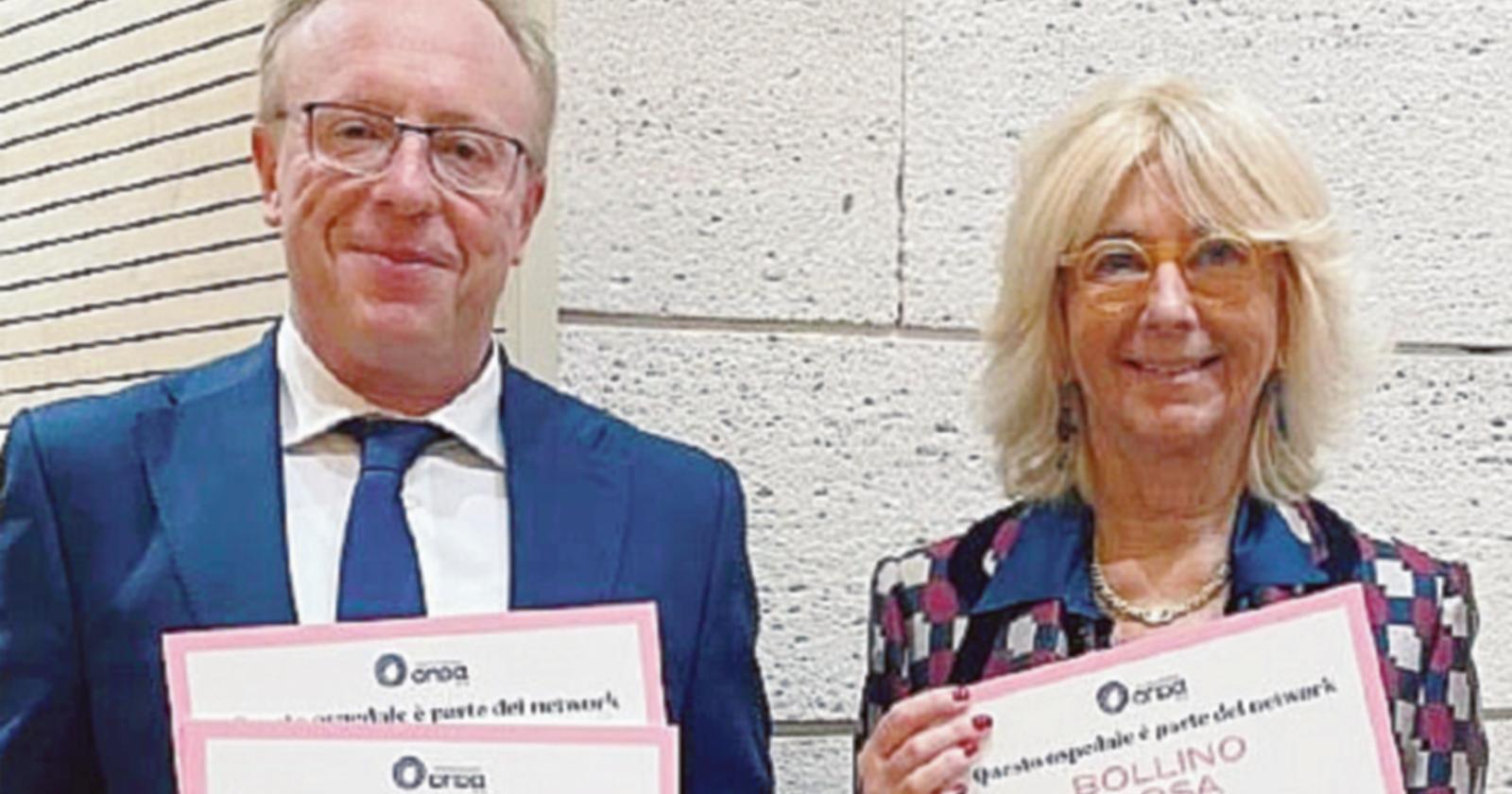 Bollini rosa per gli ospedali veneziani