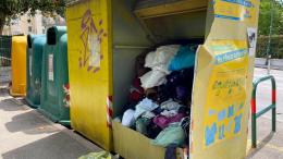 Uomo stritolato nel cassonetto dell'usato