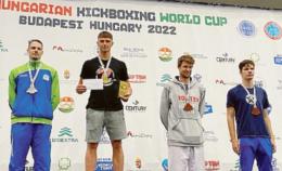 Riccardo Albanese sul podio ai mondiali in Ungheria