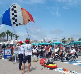 Kite, vela e sup, anche in carrozzina si può