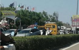 Incidente sul lungomare: traffico in tilt