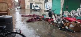 Ore 12,30 una bomba d'acqua devasta Chioggia e il litorale