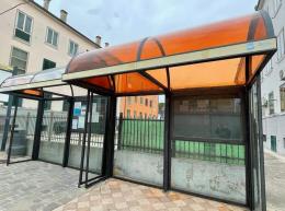 Pensilina di via Naccari, domani finiranno i lavori