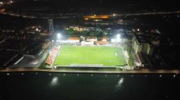 Fiat lux allo stadio Ballarin, illuminazione completa