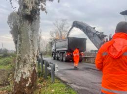 Nuovo asfalto sulla regionale 516