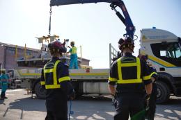 La Sécurité civile arriva in Emilia Romagna per portare aiuto ai cittadini