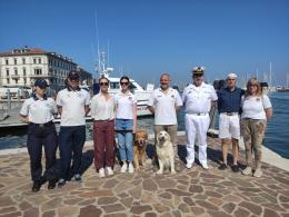 Sul litorale protagonisti anche i cani da salvataggio