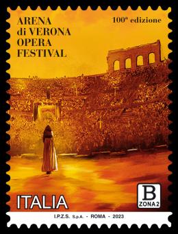 Emesso il  francobollo Arena di Verona Opera Festival 