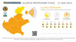 Maltempo, è allerta arancione sulla regione 