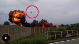 Frecce Tricolori: cade l'aereo, muore una bimba