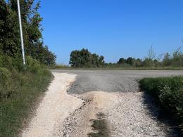 Via Giare, discesa pericolosa