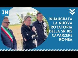 Inaugurata la rotatoria verso la Romea