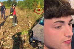 Angelo muore a 20 anni nella sua auto
