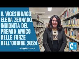 Il vicesindaco Elena Zennaro insignita del premio Amico delle Forze dell'ordine 2024