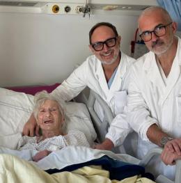 A 103 anni operata all’omero e già dimessa