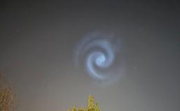 Spirale azzurra nei cieli italiani, ecco cosa è successo