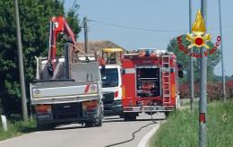 Danni alla condotta del gas, paura a Cavarzere