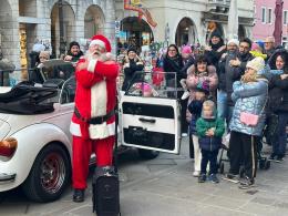 La magia natalizia invade il centro