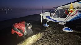 Ultraleggero in avaria: atterraggio di emergenza sull'isola di Sant'Erasmo