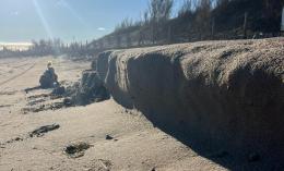 La Bora si mangia la spiaggia