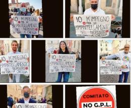 Candidati "immortalati" per il no al Gpl