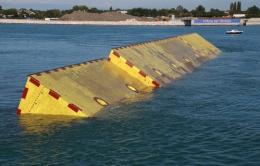 Maltempo in Veneto: il Mose in azione 