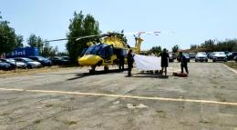 Rischia di annegare, 60enne elisoccorso