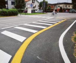 Percorso pedonale “in fila indiana”