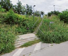 Teppisti lanciano sassi in strada dalla pensilina della ferrovia