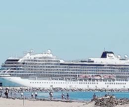 Lo sbarco degli americani: in città è arrivata la Viking Star