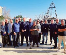 I pescatori davanti a La Pietra