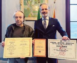 Munari diventa cintura nera