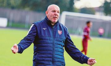 Scossone Union Clodiense: esonerato Tedino