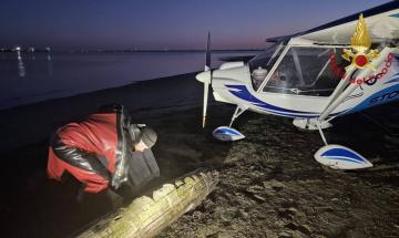 Ultraleggero in avaria: atterraggio di emergenza sull'isola di Sant'Erasmo
