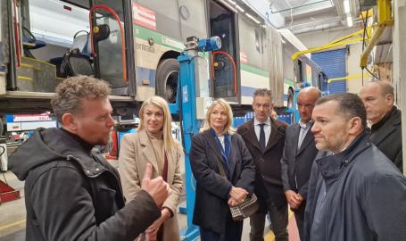 L'assessore Ruzza in visita alle sedi ACTV